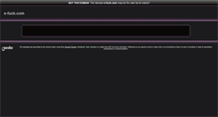 Desktop Screenshot of e-fuck.com